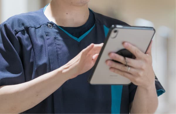 iPadによるリアルタイム記録